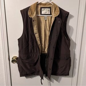 Corduroy Collar Men’s Orvis Brown Vest